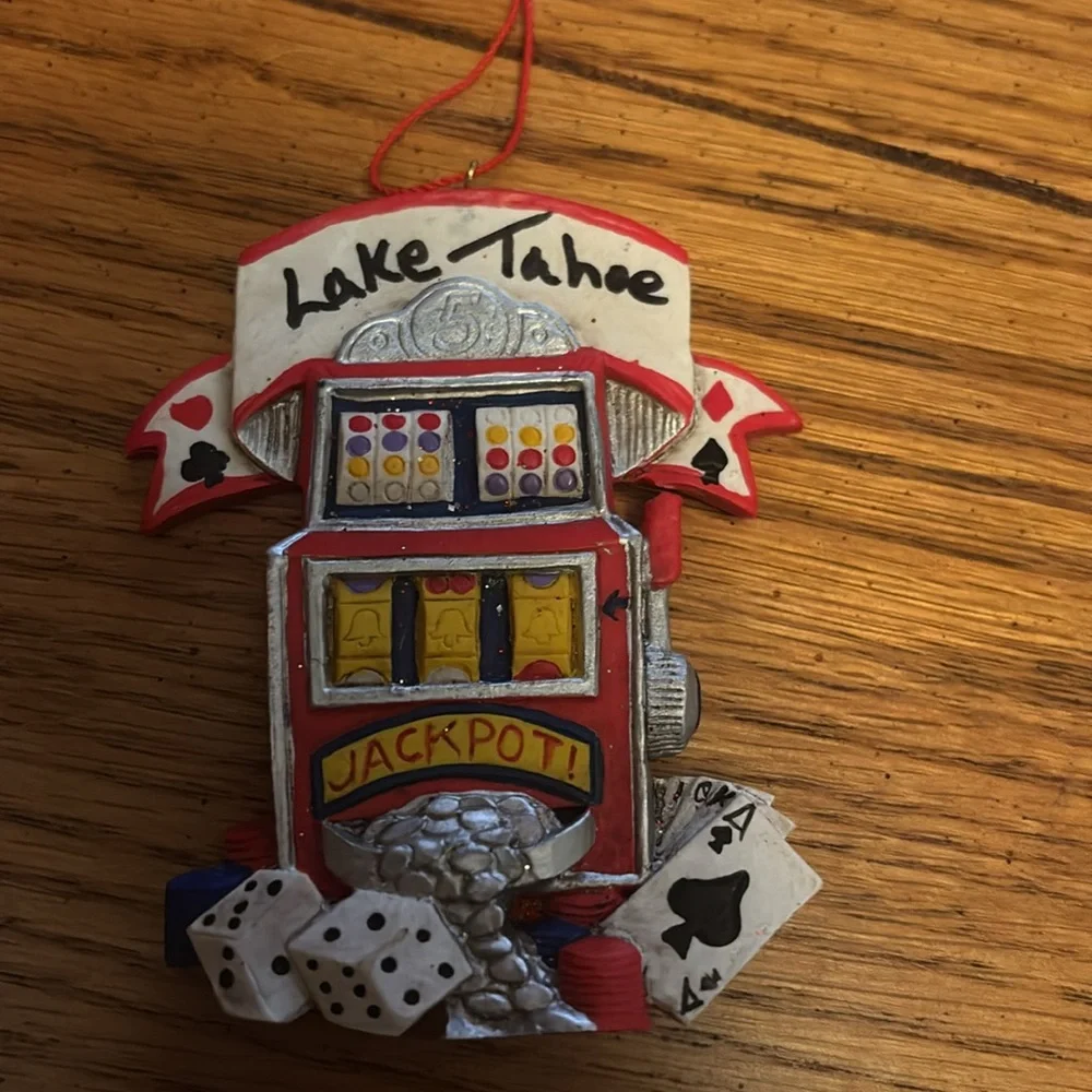 Lake Tahoe Christmas ornament - Picture 2 of 2
